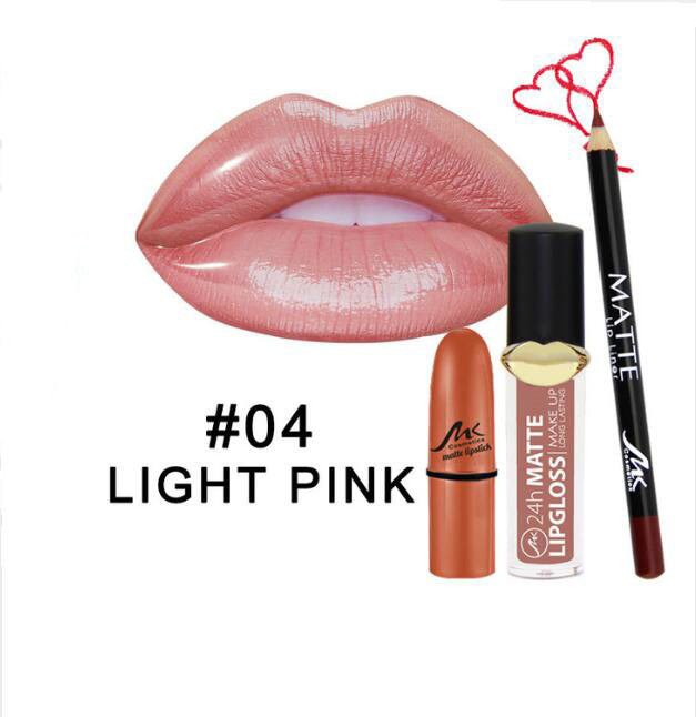 Lip Set 3pcs Makeup Cosmetics