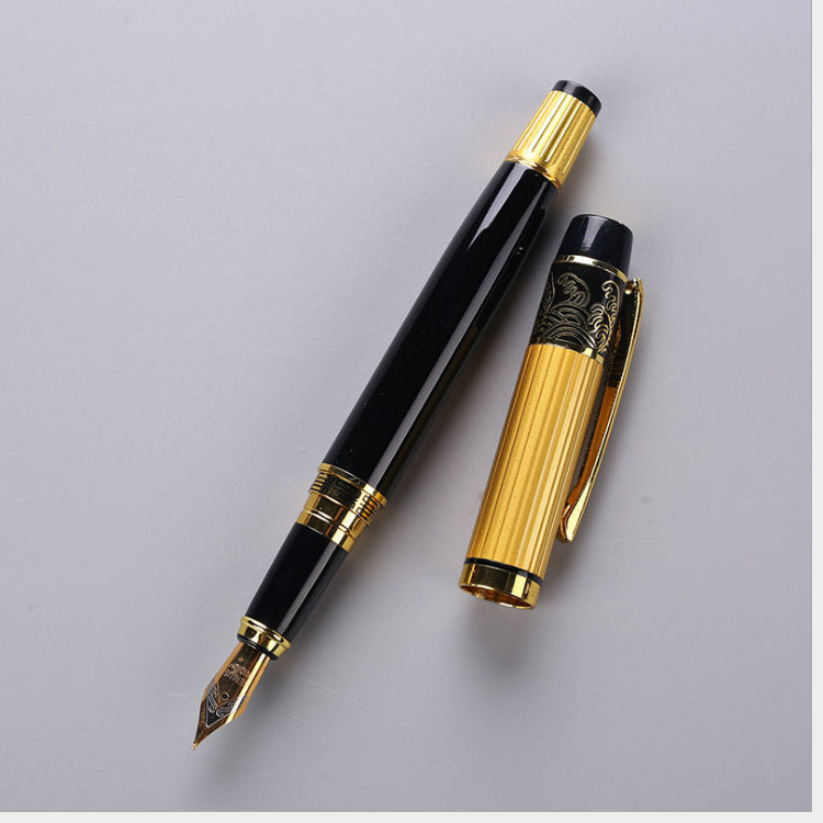 Patterned Orb Pen Metal Fountain Pen