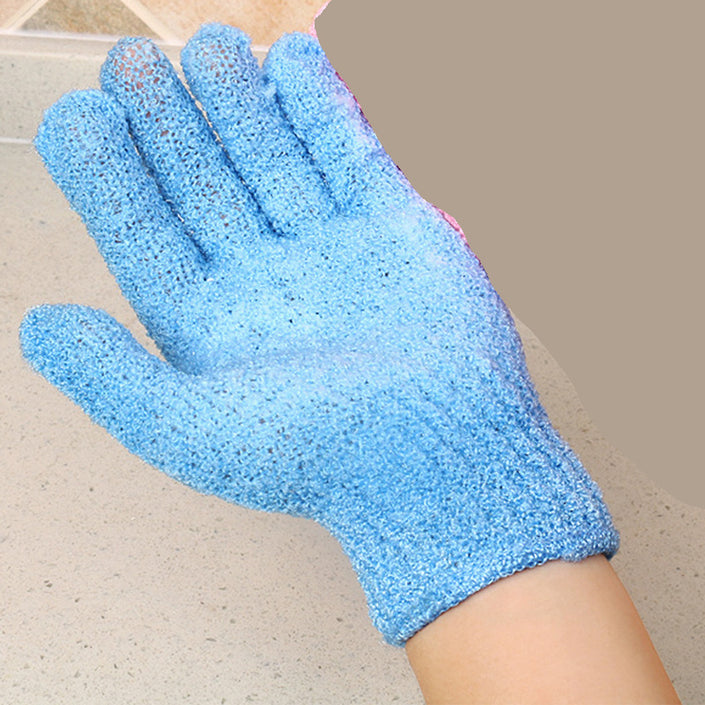 Bath towel gloves Candy color mud towel Bathroom glove bath towel