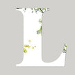 Simple letter mirror wall sticker