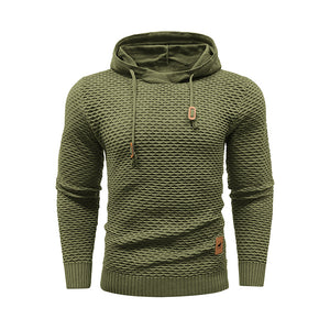 New Style 3D Pattern Outdoor Sports Men Solid Color Casual Hoodies