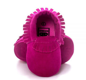 PU Suede Leather Newborn Baby Shoes