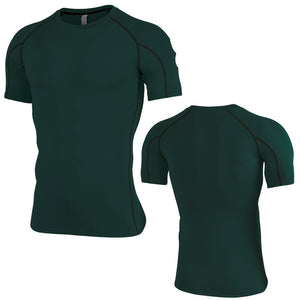 Plus size short sleeve fitness clothes