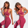 Seamless Gym Set Nylon Woman Sportswear