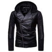 New Autumn Motorcycle Leather Jacket Men