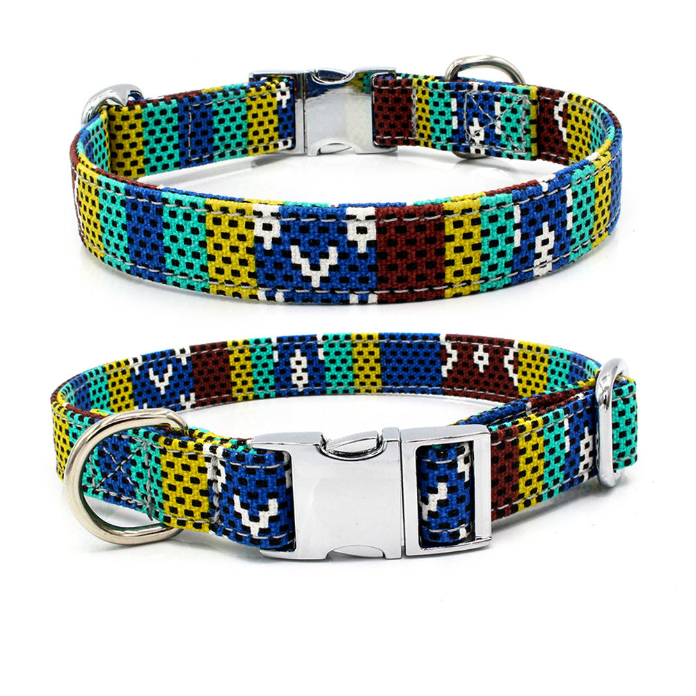 Canvas dog collar