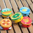 Infant teaching aids wooden hand drums