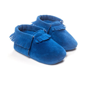 PU Suede Leather Newborn Baby Shoes