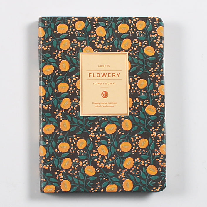 Floral loose-leaf notebook