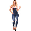 Bib jeans with straps