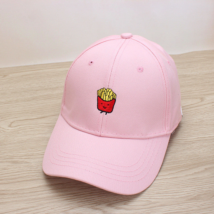 European and American French Fries With Embroidered Cap