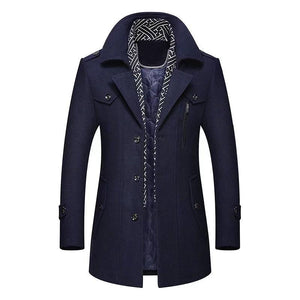 Men's woolen coat