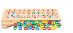 Montessori teaching log board