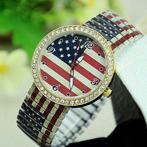 Diamond Print Ladies Watch