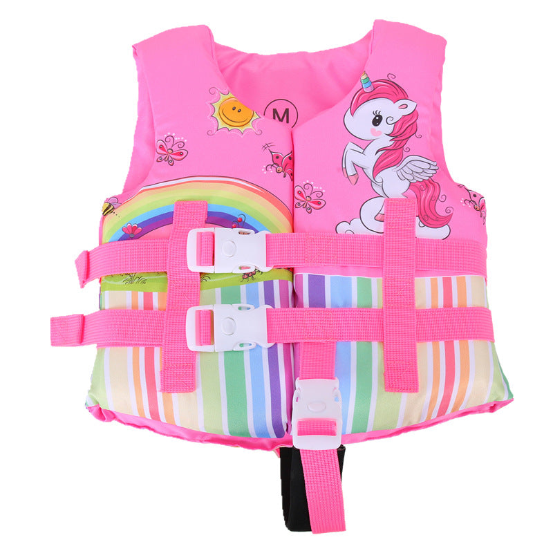 alpscommerce Kids Life Vest Floating Girls Jacket Boy Swimsuit Sunscreen Floating Power Swimming Pool Accessories for Drifting Boating