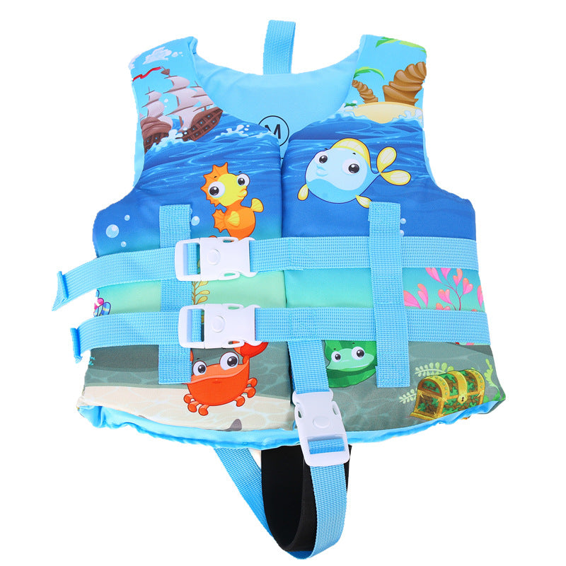 alpscommerce Kids Life Vest Floating Girls Jacket Boy Swimsuit Sunscreen Floating Power Swimming Pool Accessories for Drifting Boating