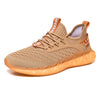 Men's Large Size Flying Woven Sports Running Shoes