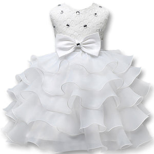 Girls Dress Beaded Princess Children's Party Dress