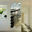 Hexagonal Mirror Environmental Acrylic Wall Sticker