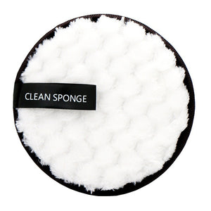 Pineapple Grid Cleansing Pad Round Water Cleansing Cotton Makeup Remover Puff