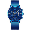 Mens Business Luxury Watches For Men Mesh Band Quartz Watch