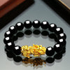 Vietnam Sand Gold Brave Bracelet Men And Women Obsidian Jewelry