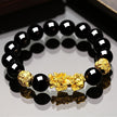 Vietnam Sand Gold Brave Bracelet Men And Women Obsidian Jewelry