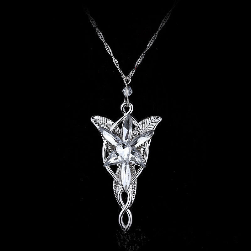 Lord Of The Rings Elf Princess Twilight Star Necklace Twilight Star Men's And Women's Jewelry