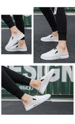 Heelless lazy Shoes Korean Style Trendy One-Foot Toe Canvas Half-Support Shoes