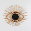 Wall-mounted Wicker Decorative Mirror