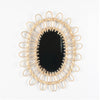 Wall-mounted Wicker Decorative Mirror