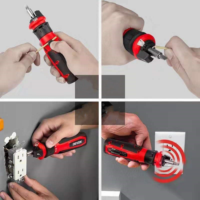 Electric Screwdriver Set Rechargeable Drill Tool Box