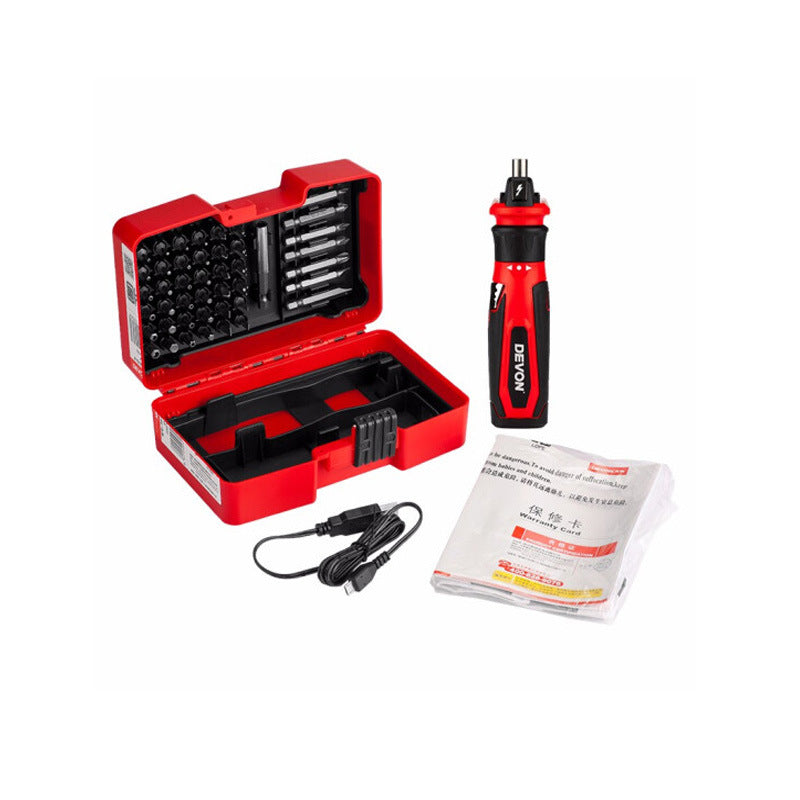 Electric Screwdriver Set Rechargeable Drill Tool Box