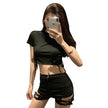 High Waist Stretch Tight Shorts For Women