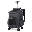 Portable Folding Trolley  Backpack Pet Bag