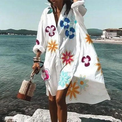 Alpscommerce Fashion Temperament Shirt Dress