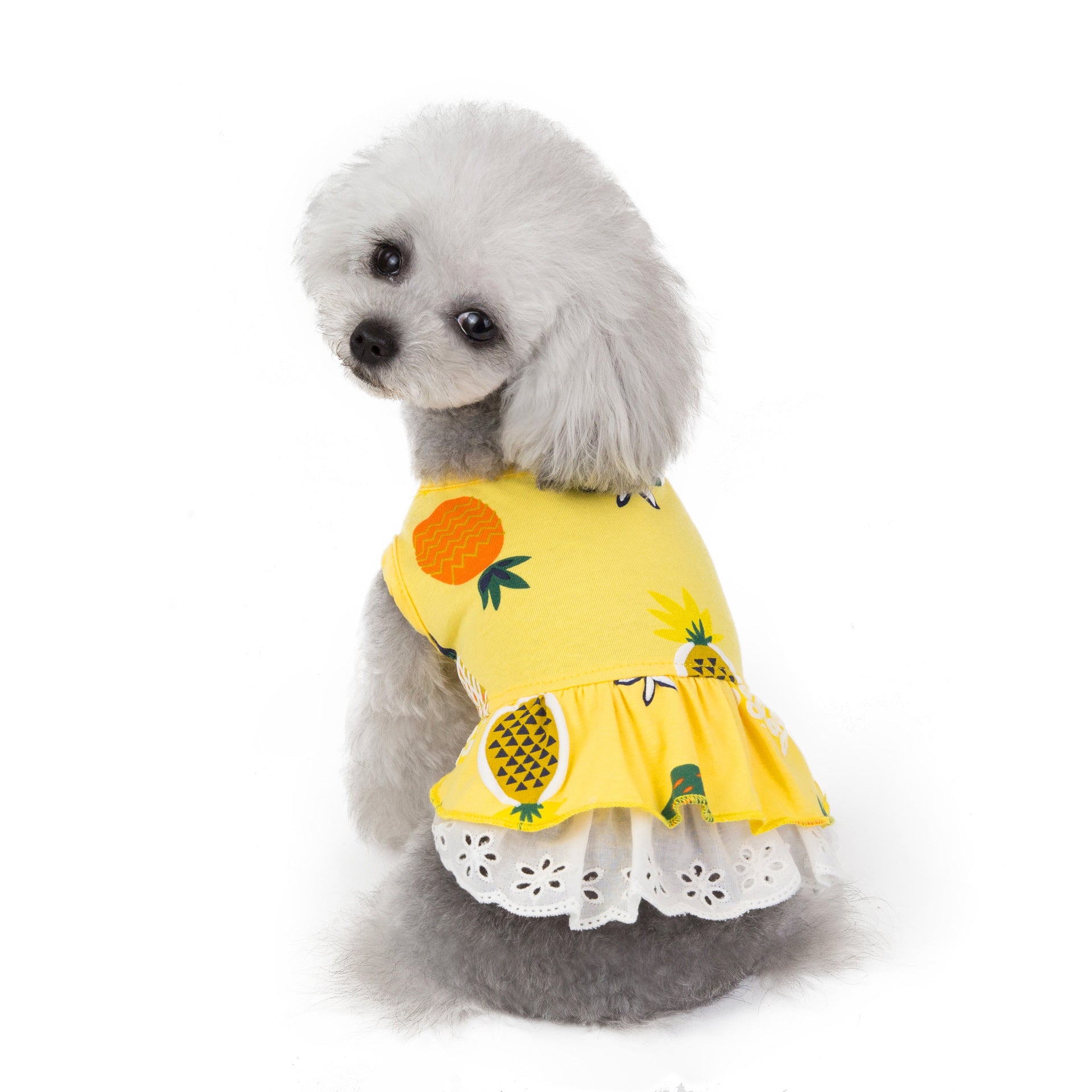 Cute Cotton Pet Dog Skirt Thin Clothes