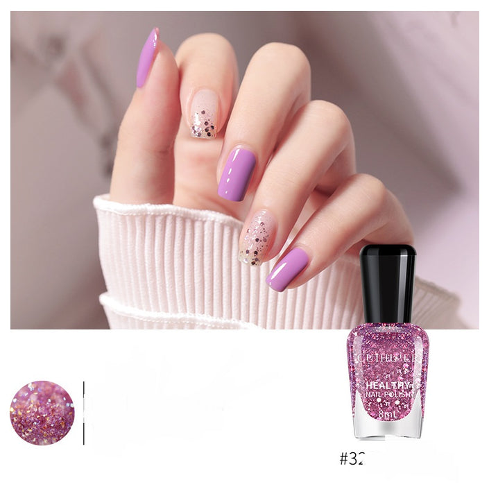 Water-based Peelable And Peelable Nail Polish 8ml Baking Free Cosmetic Makeup Set