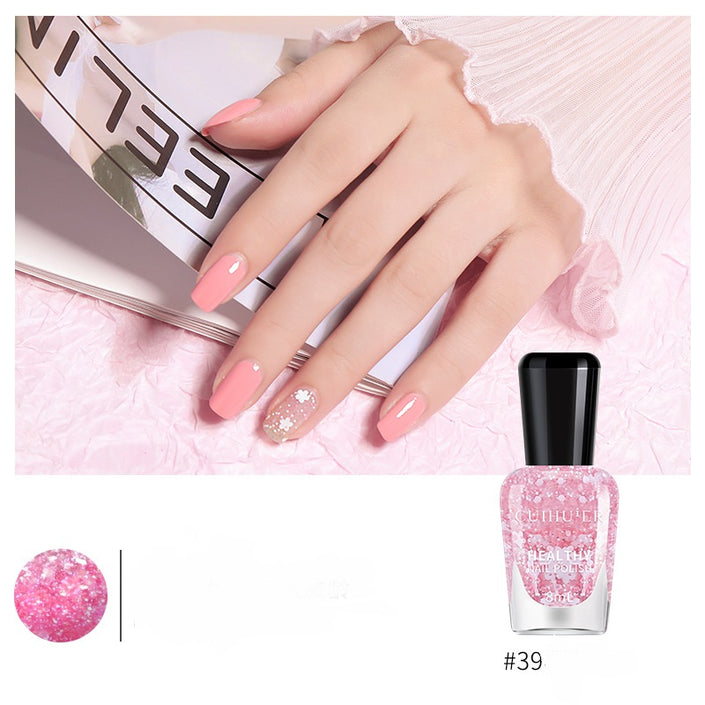 Water-based Peelable And Peelable Nail Polish 8ml Baking Free Cosmetic Makeup Set