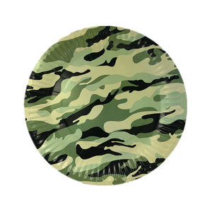 Camouflage Party Tableware Set PARTY Decorative Paper Plate Paper Cup Paper Towel