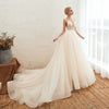 Starry Sky Luxury ig Tail Is Thin Baeakless Dream Master Wedding Dress