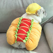 Dog hot dog clothes transformation outfit