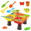 Water Table Set Summer Sand And Water Table Box Baby Kids Children Outdoor Beach Waterwheel Toys Family Play Set