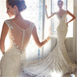 Halter Brigade Tail Light Wedding Dress