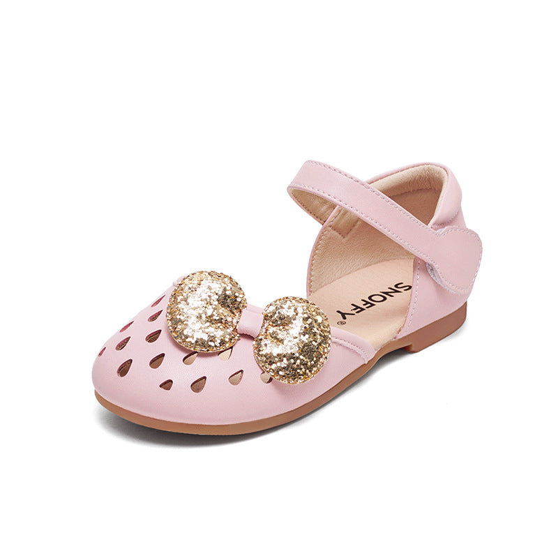 Girls Shoes Sandals 2020 New Korean Version Summer kids Princess Shoes In Baotou Soft Sole