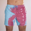 Discoloration In Water  Beach Sports Fitness Shorts  Quick-Drying Swimming Trunks  Temperature Change