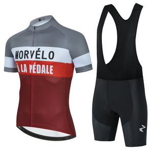 Summer Short-Sleeved Cycling Jersey Suit Breathable Bicycle Sportswear Uniform Custom Cycling Jersey