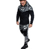 Classic Camouflage Patchwork Men's Casual Slim Sports Suit