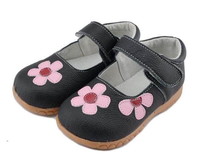 Leather Shoes Korean Princess Shoes Single Shoes Cowhide Children'S Shoes Baby Shoes