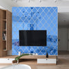 Diamond Mosaic Tv Background Wall Mirror Wall Sticker